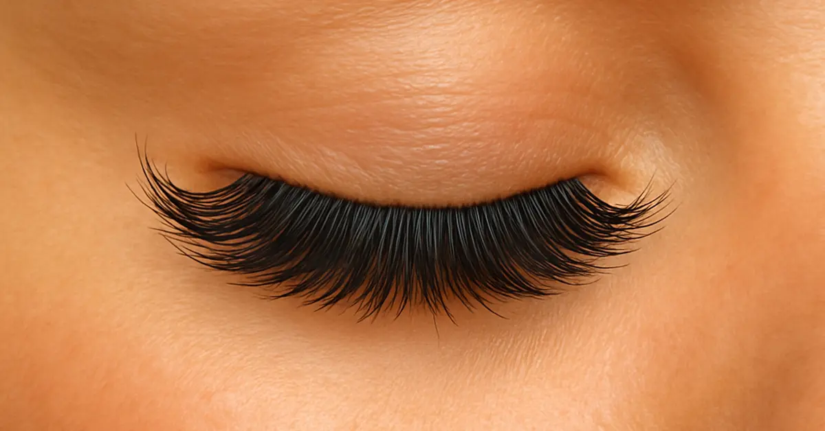 Pestañas con efecto pestañina aplicadas en Armenia en Geral Rojas Beauty Studio